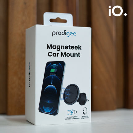 PRODIGEE CAR MOUNT MAGNETEEK BASE DE CARGA INALAMBRICA MAGSAFE PARA CARRO