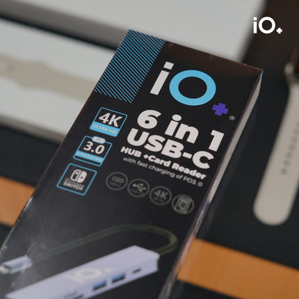 HUB USB-C, 6 en 1