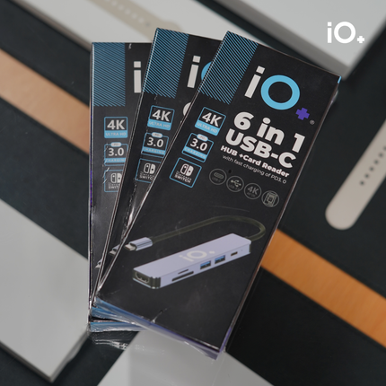 HUB USB-C, 6 en 1