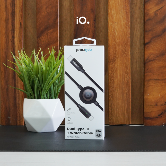 PRODIGEE, DUAL TYPE USB-C + WATCH CABLE 1.5M